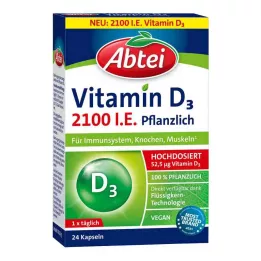 ABTEI D3-vitamiin 2100 I.U. taimsed kapslid, 24 tk