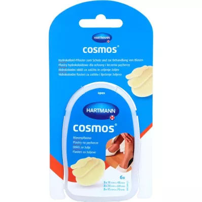 COSMOS Blister kipsisegu 3 suurust, 6 tk