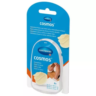 COSMOS Blister kipsisegu 3 suurust, 6 tk