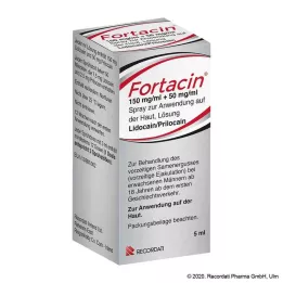 FORTACIN 150 mg/ml + 50 mg/ml sprei nahale manustamiseks, 5 ml