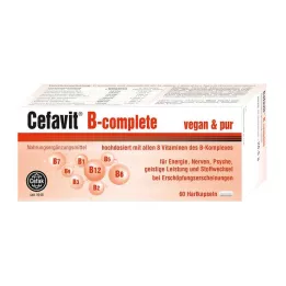 CEFAVIT B-komplekti kõvakapslid, 60 tk