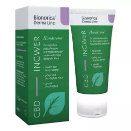 BIONORICA Derma Line Ginger-CBD Käekreem, 50 ml