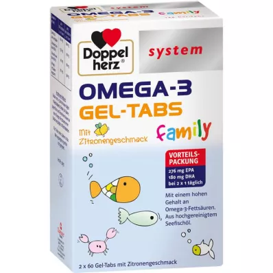 DOPPELHERZ Omega-3 geeltabletid peresüsteem, 120 tk