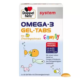 DOPPELHERZ Omega-3 geeltabletid peresüsteem, 120 tk