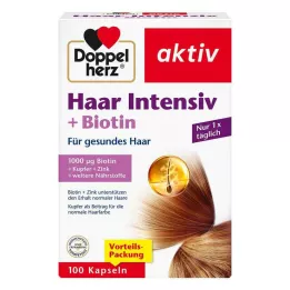 DOPPELHERZ Hair Intensive+Biotin kapslid, 100 kapslit