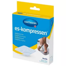 ES-KOMPRESSEN steriilne 7,5x7,5 cm 8x 17-niit, 5X2 tk