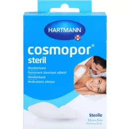 COSMOPOR steriilne haavaside 5x7,2 cm OTC, 5 tk