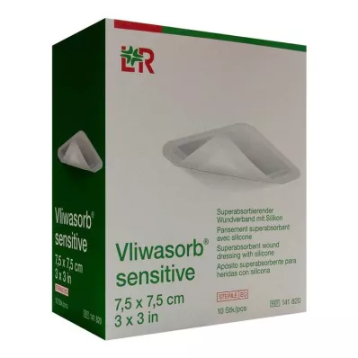 Vliwasorb tundlik 7,5x7,5 cm superabsorb.Wundv., 10 tk Vliwasorb tundlik 7,5x7,5 cm superabsorb.Wundv., 10 tk