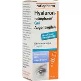 HYALURON-RATIOPHARM Silmatilgad, 10 ml