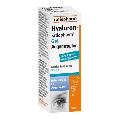 Hyaluron-Ratiopharm geelsed silmatilgad, 10 ml