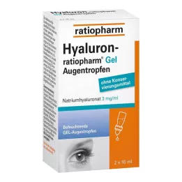HYALURON-RATIOPHARM Silmatilgad, 2X10 ml
