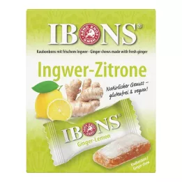 IBONS Ginger Lemon Box närimiskompvekid, 60 g