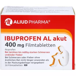 IBUPROFEN AL ägedad 400 mg õhukese polümeerikattega tabletid, 50 tk