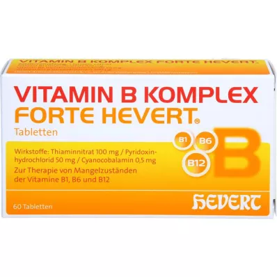 VITAMIN B KOMPLEX forte Hevert tabletid, 60 tk