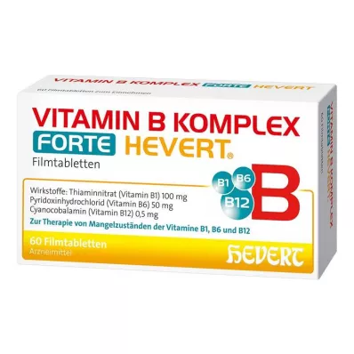 VITAMIN B KOMPLEX forte Hevert tabletid, 60 tk