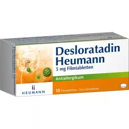 DESLORATADIN Heumann 5 mg õhukese polümeerikattega tabletid, 10 tk