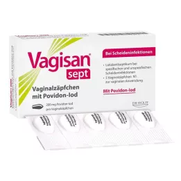 VAGISAN sept vaginaalsuposiidid povidoon-joodiga, 5 tk