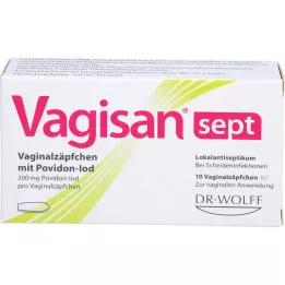 VAGISAN sept vaginaalsuposiidid povidoon-joodiga, 10 tk