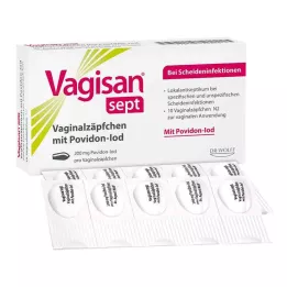 Vagisan sept povidoon-joodiga vaginaalsed ravimküünlad, 10 tk