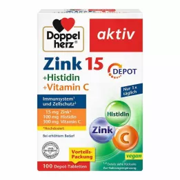 DOPPELHERZ Tsink+Histidine Depot tabletid aktiivsed, 100 tk