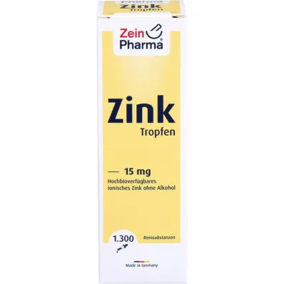 ZINK TROPFEN 15 mg ioniseeritud, 50 ml