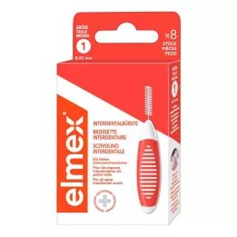 ELMEX Interdentaalharjad ISO suurus 1 0,45 mm oranž, 8 tk