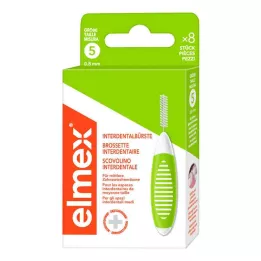 ELMEX Interdentaalharjad ISO suurus 5 0,8 mm roheline, 8 tk