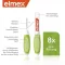 ELMEX Interdentaalharjad ISO suurus 5 0,8 mm roheline, 8 tk