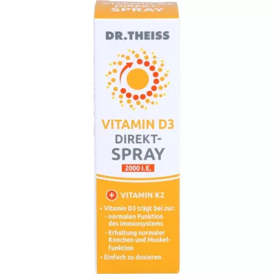 DR.THEISS D3-vitamiini otsepihusti, 20 ml
