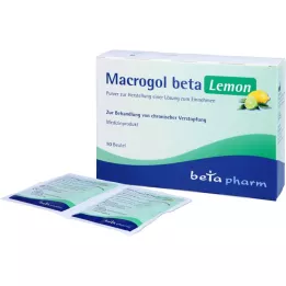 MACROGOL beta Lemon Plv.z.Her.e.Ls.zum Einnehmen, 10 tk