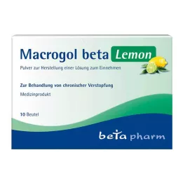 MACROGOL beta Lemon Plv.z.Her.e.Ls.zum Einnehmen, 10 tk