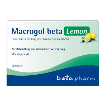 MACROGOL beta Lemon Plv.z.Her.e.Ls.zum Einnehmen, 10 tk