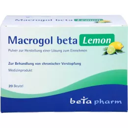 MACROGOL beta Lemon suukaudne lahus, 20 tk