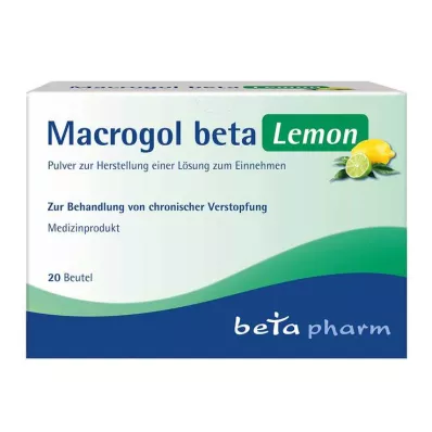 MACROGOL beta Lemon suukaudne lahus, 20 tk