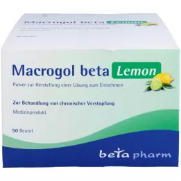MACROGOL beta Lemon suukaudne lahus, 50 tk