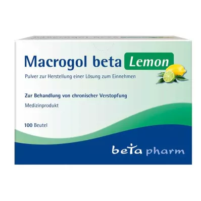 MACROGOL beta Lemon suukaudne lahus, 100 tk