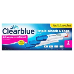 CLEARBLUE Rasedus TripleCheck ultra varakult, 3 tk