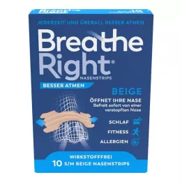 BESSER Breathe Breathe Right ninakinnitus normaalne beež, 10 tk