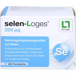 SELEN-LOGES 200 µg õhukese polümeerikattega tabletid, 200 tk