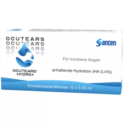 OCUTEARS Hydro+ silmatilgad üheannuselised pipetid, 15X0,35 ml