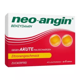 NEO-ANGIN Bensüdamiini äge kurguvalu sidrun, 40 tk