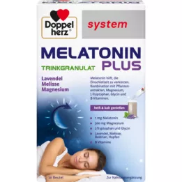 DOPPELHERZ Melatonin Plus Trinkgranulat süsteem Btl, 30 tk