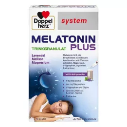 DOPPELHERZ Melatonin Plus Trinkgranulat süsteem Btl, 30 tk