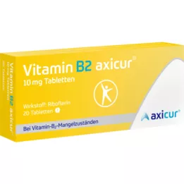 VITAMIN B2 AXICUR 10 mg tabletid, 20 tk