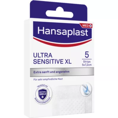 HANSAPLAST Ultra Sensitive Wound Dressing 5x7,2 cm XL, 5 tk