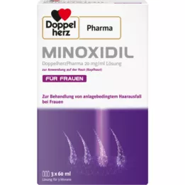 MINOXIDIL DoppelherzPhar.20mg/ml nahalahus naisele, 3X60 ml