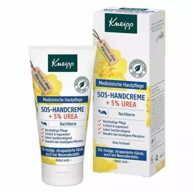 KNEIPP SOS-Käekreem+5% karbamiidi sisaldav õhtupreemia, 50 ml