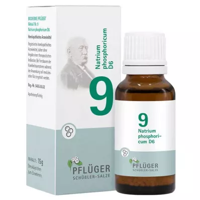 Biokeemia Pflueger 9 Natrum phosphoricum D 6 gloobulid, 15 g