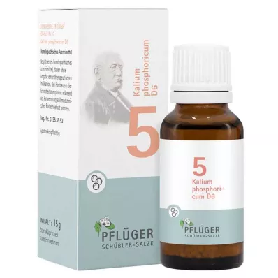Biochemistry Pflueger 5 Kalium phosphoricum D 6 gloobulid, 15 g