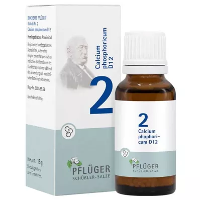 Biokeemia Pflueger 2 Calcium phosphoricum D 12 Gl., 15 g
